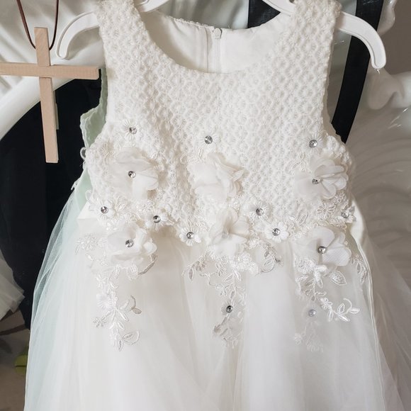 Brand new girls flower girl communion dress size 6 - Picture 3 of 4